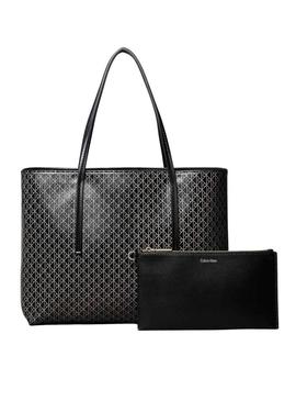 Bolsa Calvin Klein Jeans Emblem preta para mulher