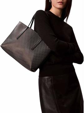 Bolsa Calvin Klein Jeans Emblem preta para mulher