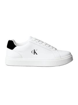 Sapatilhas Calvin Klein Jeans Classic Cupsole branco para homem.