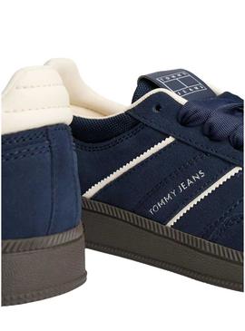 Sapatilhas Tommy Jeans The Greenwich azul marinho para mulher.