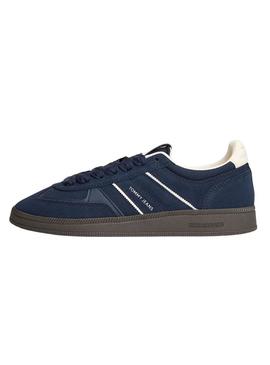 Sapatilhas Tommy Jeans The Greenwich azul marinho para mulher.