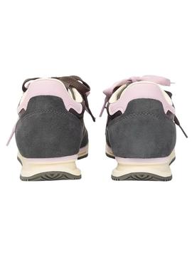 Sapatos Tommy Jeans Low Profile Runner marrom para mulher.