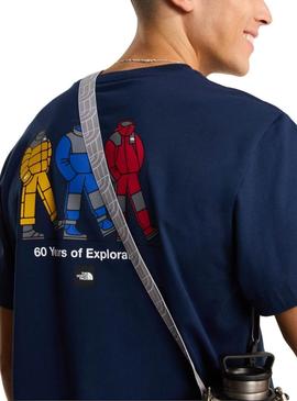Camiseta The North Face Summit azul marinho para homem.