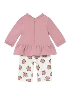 Conjunto de duas peças Mayoral rosa maçã para bebê