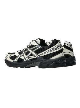 Sapatilhas Asics Gel 1130 preto e branco para homem.