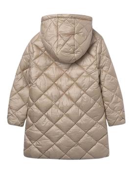 Casaco Mayoral Carvão bege para menina.