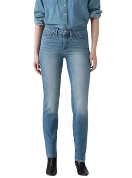 Calça jeans Levis 311 Shaping reta para mulher.