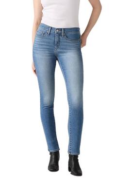 Calça jeans Levis 311 Shaping índigo para mulher