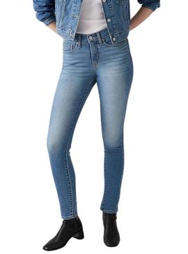 Calça jeans Levis 311 Shaping índigo para mulher