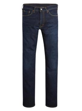 Calça jeans Levis 505 Regular Nail Loop Knot azul marinho para homem.