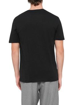 Camiseta Calvin Klein 2Tone preta para homem.