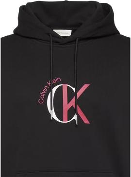 Moletom Calvin Klein Graphic Hoodie preto para homem