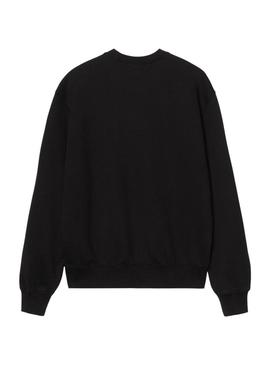 Moletom Carhartt Clover preto para homem.