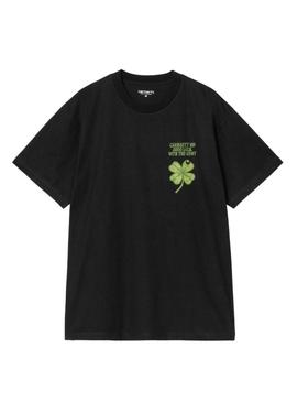 Camisa Carhartt Clover preta para homem