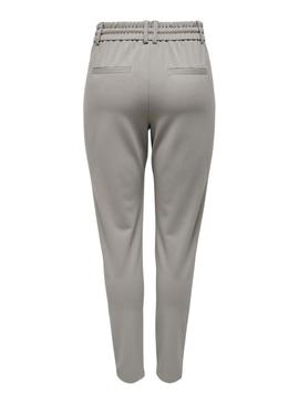 Calça Only Poptrash cinza para mulher.