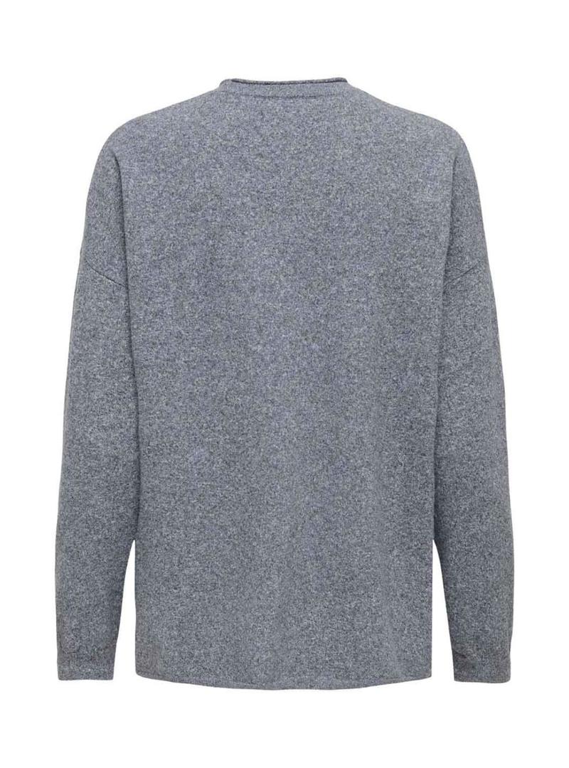 Camisola Only Leal Amalio azul para mujer.