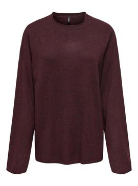 Camisola Only Loyal Amalio granada para mulher.