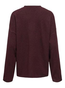 Camisola Only Loyal Amalio granada para mulher.