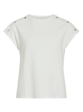 Camiseta Vila Vinorata branca para mulher.