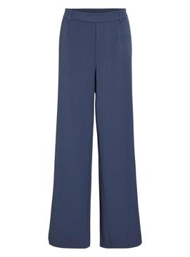Calça azul Vila Vivarone para mulher.