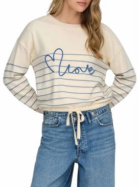 Camisola branca exclusiva para mulher.