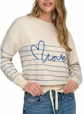 Camisola branca exclusiva para mulher.