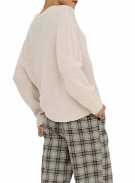 Camiseta Milouz bege Jersey Only para mulheres