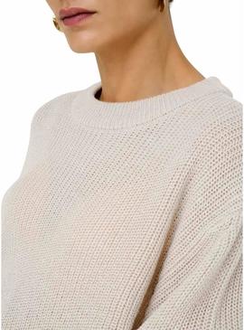 Camiseta Milouz bege Jersey Only para mulheres