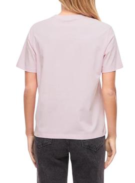 Camiseta Vila Vinora rosa para mulher