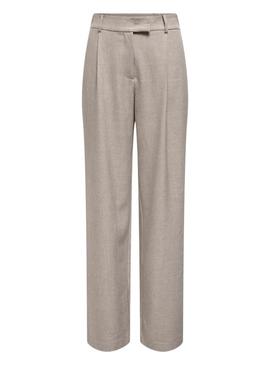 Calça Only Linda cinza topo para mulher