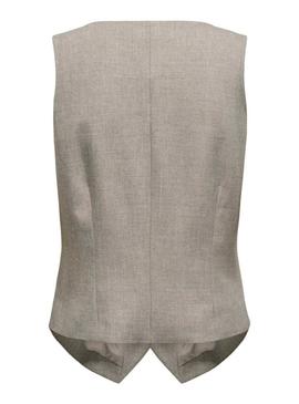 Colete Only Linda cinza para mulher.