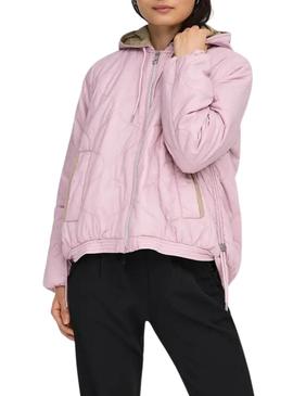 Jaqueta Only Miki rosa para mulher.