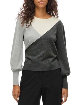 Camisola Vila Kerry cinza para mulher