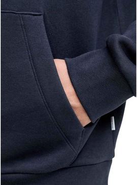 Moletom Jack and Jones Corp marinha para homem