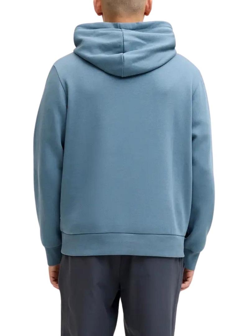 Moletom Jack and Jones Corp azul para homem.