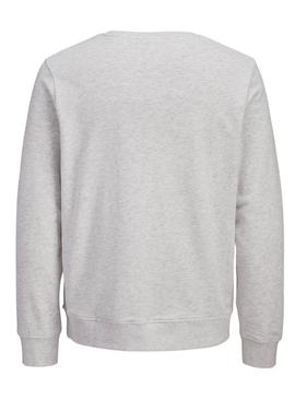 Moletom Jack and Jones Devin cinza para homem.