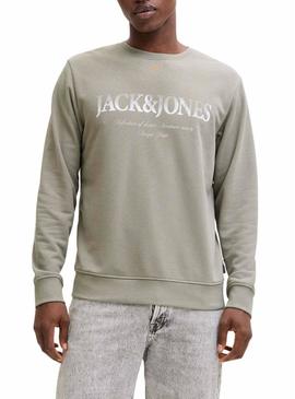 Moletom Jack and Jones Devin verde para homem.