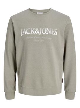Moletom Jack and Jones Devin verde para homem.
