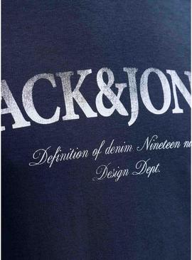 Suéter Jack and Jones Devin azul marino para hombre.
