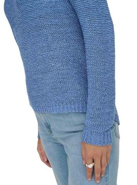 Camisola Only Geena azul para mulher.