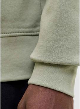 Moletom Jack and Jones Soho verde para homem.