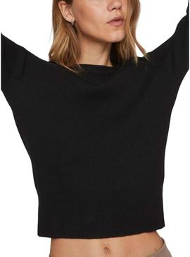 Camisola Vila Vicomfy preta para mulher.