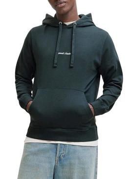 Moletom Jack and Jones Norrebro Hood verde para homem
