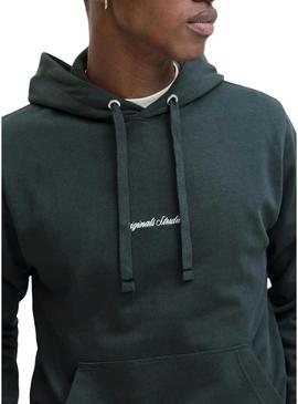 Moletom Jack and Jones Norrebro Hood verde para homem
