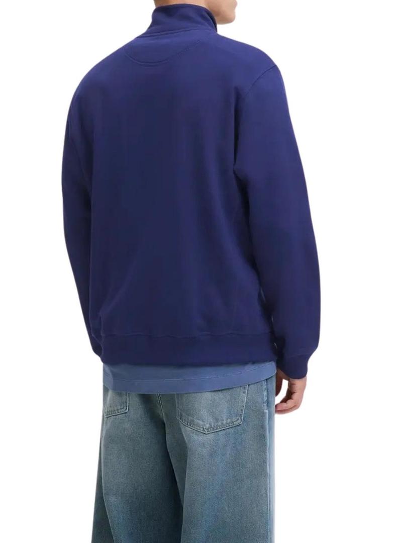 Moletom Jack and Jones Norrebro azul para homem.