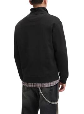 Moletom Jack and Jones Norrebro preto para homem.