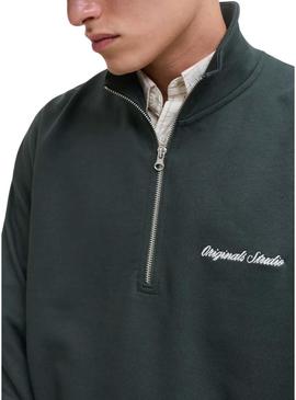 Moletom Jack and Jones Norrebro verde para homem