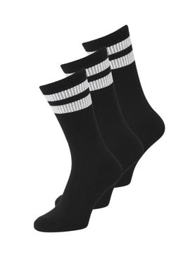 Pack de meias Jack and Jones Travis preto para homem