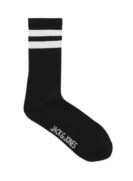 Pack de meias Jack and Jones Travis preto para homem