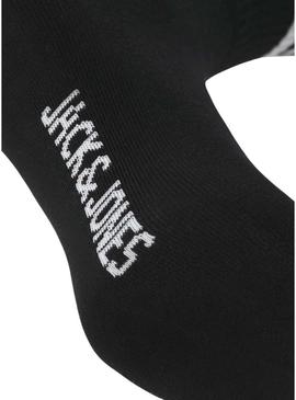 Pack de meias Jack and Jones Travis preto para homem